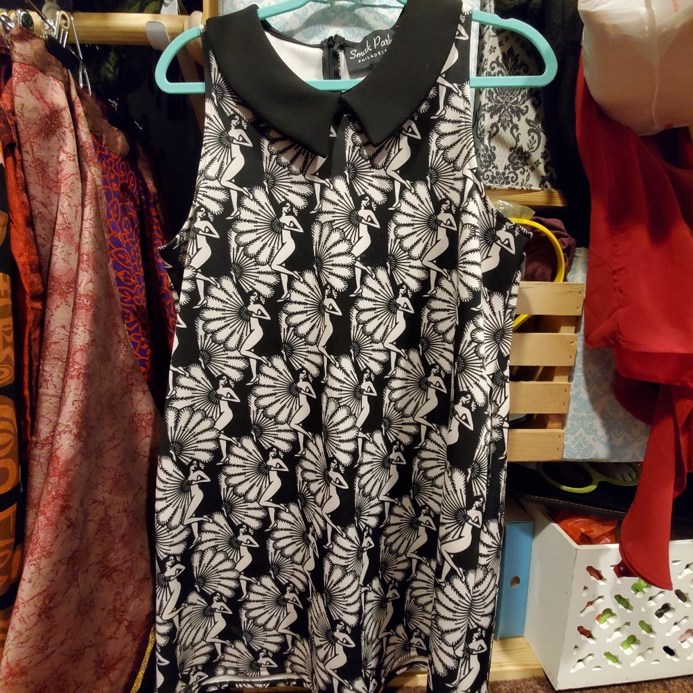 20s flapper girl tunic dress